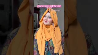 My TikTok viral hijab tutorial with earrings 🎀🌷 hijabstyle hijabfashion hijabtutorial hijab [upl. by Cleavland]