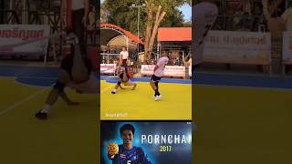 Pornchai  Bar Bar Extrim ‼️ sepaktakraw shorts [upl. by Aitetel7]