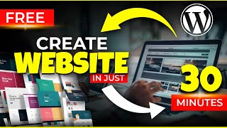 Create Professional Website in Just 30 Minutes FREE  Website Kaise Banaye Free Mein websitedesign [upl. by Yatnahs]