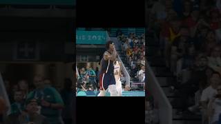 Team USA lebroned all over Puerto Rico nba basketball olympics viralshort edit lebronjames [upl. by Bartholemy]