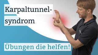 Karpaltunnelsyndrom  Übungen die helfen [upl. by Ayoted940]