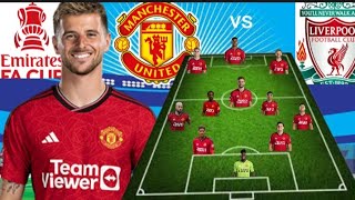 Mason Mount is Back Manchester United vs Liverpool Potential 4213 Lineup with Mason Mount [upl. by Arlo]