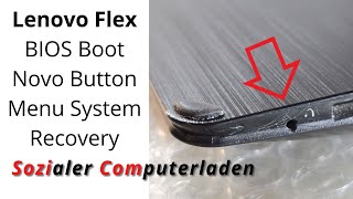 Lenovo Flex 215 BIOS Boot Novo Button Menu System Recovery [upl. by Ycrad]