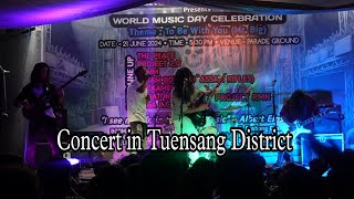 World music day celebration at Tuensang Concert at Tuensang Town [upl. by Tremaine]