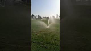 sprinkler irrigation system golf irrigation HEIS trending construction viral golf irrigation [upl. by Sidney]