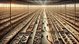 Snake Farms in China Millions of Snakes Are Raised for Meat and Skin in China  TAO Farm [upl. by Ailadgim]