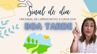 Sinal de boa tarde em LIBRAS [upl. by Kramer]