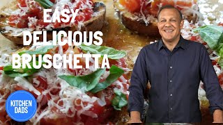 Easy Bruschetta Recipe with Cherry Tomatoes [upl. by Eigriv909]