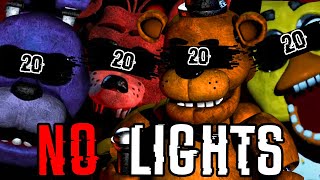 Is it POSSIBLE to beat Five Nights At Freddys 20202020 Mode With NO LIGHTS [upl. by Ynaoj]