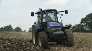 NEW HOLLAND TM155 AND LEMKEN PLOUGH [upl. by Alaine]