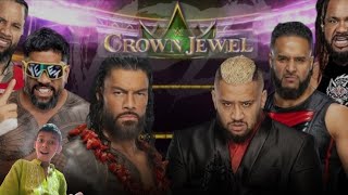 old Bloodline vs new Bloodline in crown jewel🔥🔥 [upl. by Iorio]