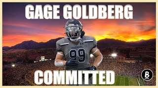 Son of WWE Legend Gage Goldberg Commits to the Colorado Buffaloes [upl. by Merkley]