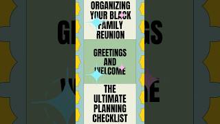 The Ultimate Planning Checklist Organizing Your Black Family Reunion [upl. by Adlee]