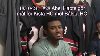 181024 ABE28 Abel Abte Kista HC gör 12 mot Bålsta HC [upl. by Tabbi]