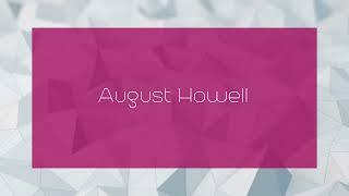 August Howell  appearance [upl. by Amersham]