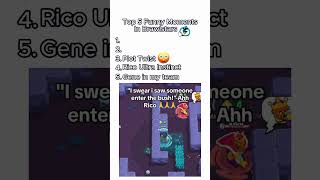 Top 5 Funny Moments in Brawlstars 😂👍 brawlstars brawstarsmemes brawlstarsyoutube [upl. by Malvino645]