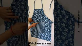 Kitchen apron making tutorials kitchenapron Apron shorts ytshorts minivlog [upl. by Bianka913]