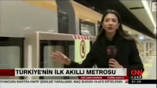 Üsküdar  Ümraniye  Çekmeköy Sancaktepe Metro hattı deneme seferleri başladı CNN Türk [upl. by Adnovad]