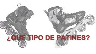 Tipos de patines Freeskate o Fitness con Freno de taco [upl. by Feinstein]