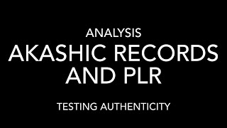 Akashic Records and Past Life Regression  Checking Authenticity  Part 2 [upl. by Etnecniv]