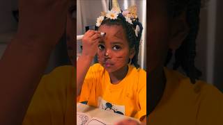 🤡 Fun face painting DIY  Gigi wants to be a Cat 😹 kidsvideo kidsshorts [upl. by Enaed]