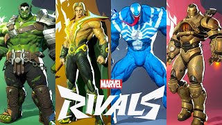 Marvel Rivals Beta  All Characters amp Skins Showcase 4K 60FPS [upl. by Lodovico]