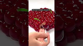 Amazing Cherry cake🍒 Order silicone moulds for cakes by pastry chef dinarakasko [upl. by Tiny]