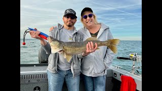 US Army Veteran amp Wife Big Fish Lake Erie Walleye Excursion [upl. by Aowda]