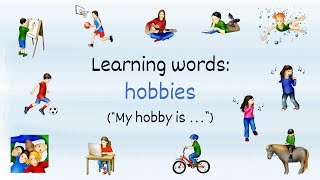 Englisch lernen hobbies Lernvideo für die Grundschule [upl. by Yajeet]