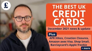 The best Credit Cards UK December 2021 update including Apple Amazon and Amex freebies [upl. by Afra292]