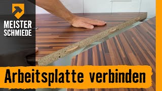 Arbeitsplatten verbinden  HORNBACH Meisterschmiede [upl. by Ephrem]