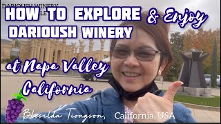 HOW TO EXPLORE ampENJOY DARIOUSH WINERY AT NAPA VALLEY CALIFORNIA [upl. by Arihaz740]