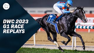 The Titan Of The Worlds Turf  2023 Dubai World Cup  Group 1 Race Replays  Equinox Ushba Tesoro [upl. by Yerga]