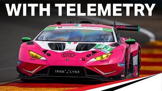 Watkins Glen Hot Lap  Huracan GT3 EVO2  Narrated by Michelle Gatting  WeatherTech Championship [upl. by Perrie]