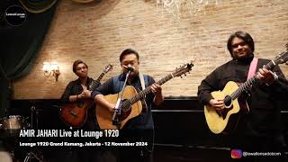 AMIR JAHARI Live at Lounge 1920 [upl. by Nylorac704]