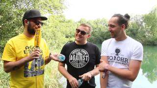 Szene Openair 2015 Antilopen Gang im Interview [upl. by Ynnal]