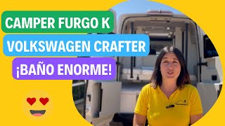 ¡Explora el Camper FurgoK 🚐✨ Versatilidad sobre Ruedas con estilo y un baño gigante 🌟 [upl. by Atikan]