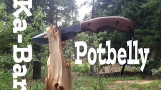 KaBar Potbelly Knife Review Throw Your Weight Around [upl. by Fridlund266]