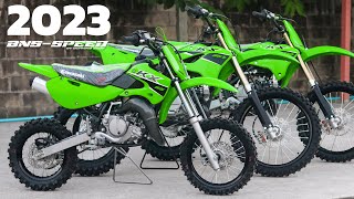 เปิดตัวใหม่ 2023 Kawasaki KX65 KX85L KX112 ที่สุดของรถแข่งเด็กค่ายสีเขียว 💚 [upl. by Kciredohr]