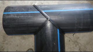 HDPE Fitting Fabrication Machine by POLYMOLD PRODUCTS [upl. by Zanahs]