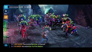 Marvel Strike Force Orchis Raid 13 Final Boss 1 Shot [upl. by Zoilla]