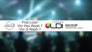 Vizi Wash Series quotFirst Lookquot LDI 2016 [upl. by Adhern500]