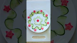 learn how to make salad easy salad vegetablecarving carving kitchen art shorts trending food [upl. by Naugal]