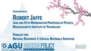 Science Policy Conference 2012 Robert Jaffe interview [upl. by Alic]