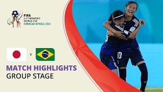 HIGHLIGHTS Japan v Brazil  FIFA U17 Women’s World Cup 2024 [upl. by Benedetta]