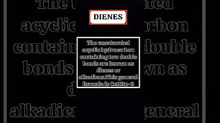 Dienes lifescinces chemistry [upl. by Mairim]