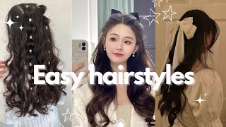 6 easy hairstyles ✨ hairstyle fypシ viral explore views [upl. by Gilchrist]