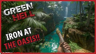 UNEARTHING IRON IN THE OASIS  GREEN HELL Gameplay  Episode 8 [upl. by Aronos]