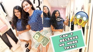 TRYING SEQUIN MINI SKIRTS IN FOREVER21 Shopping adventures with bestie VLOG 1 Jyotsna Marisetty [upl. by Owiat]