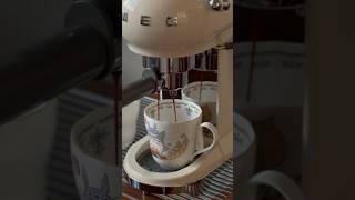 Smeg coffee machine coffee asmr smeg [upl. by Nus]